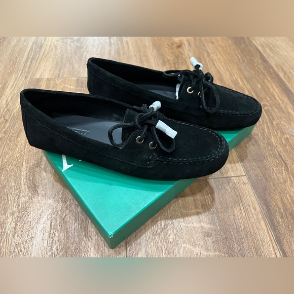 J. Crew Shoes - J. Crew Black Suede Moccasins